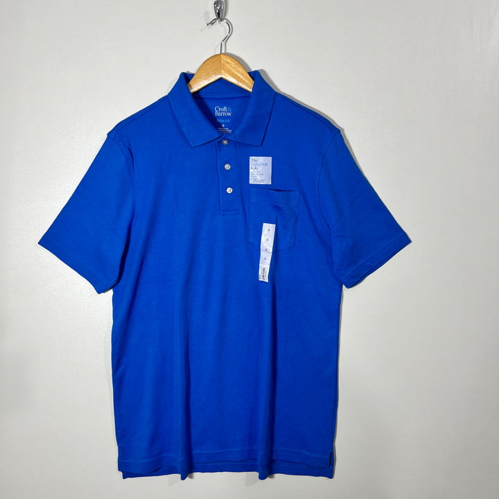 CROFT & BARROW EXTRA SOFT COTTON POLO TSHIRT BRAND NEW