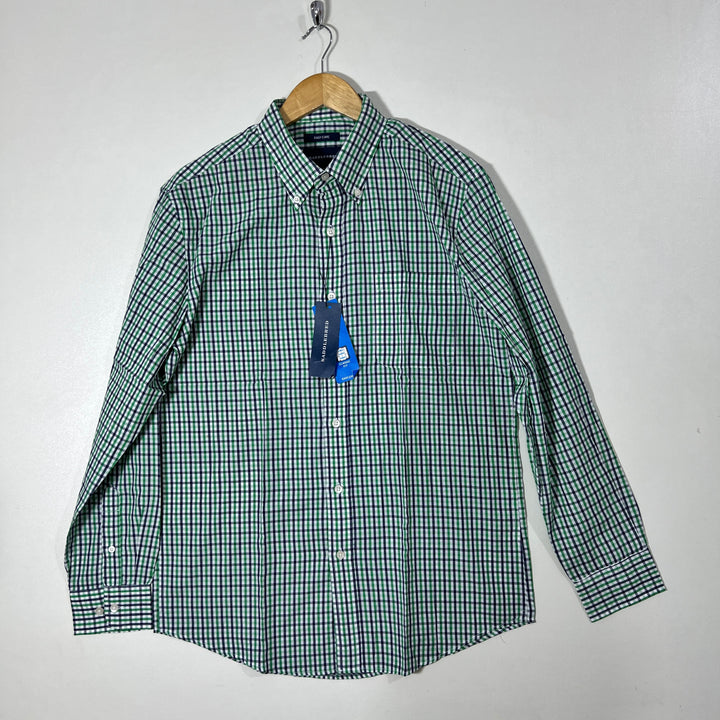 SADDLEBRED BUTTON DOWN CHECKERED SHIRT BRAND NEW