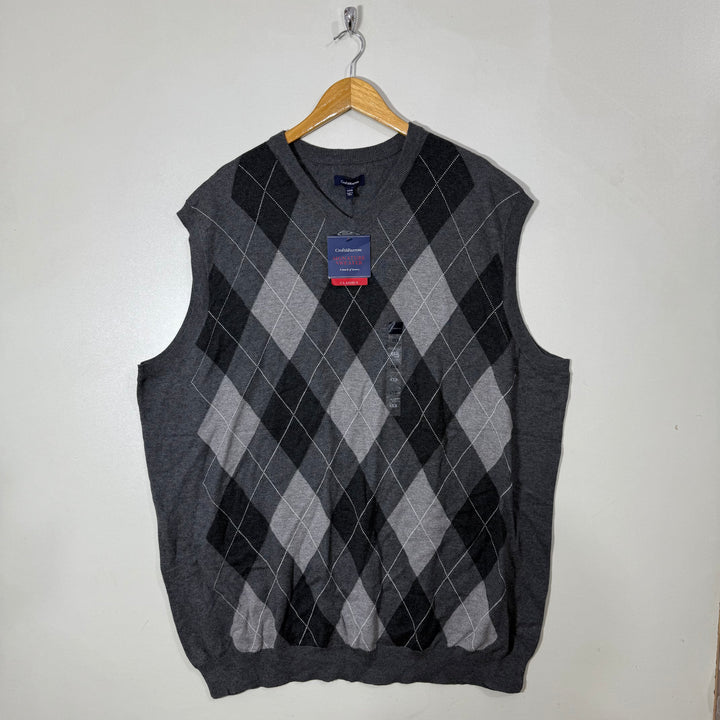 CROFT & BARROW SLEEVES LESS COTTON SWEATER BRAND NEW