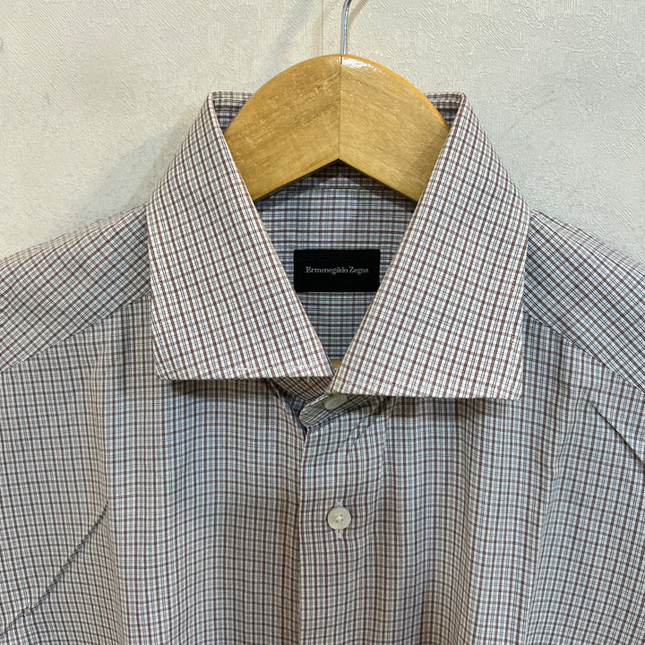 ERMENEGILDO ZEGNA FORMAL COTTON SHIRT