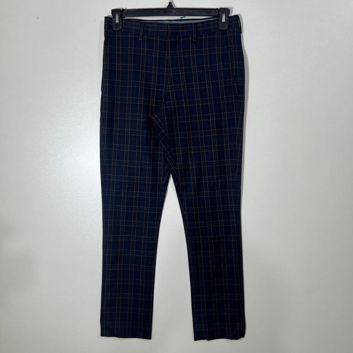 MURANO EVAN FIT ULTIMATE MODERN COMFORT CHECKERED DRESS PANT WITH STRETCH