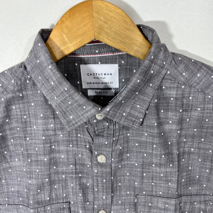 CACTUS MAN DOUBLE POYHALF SLEEVES SHIRT