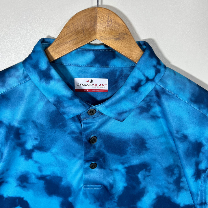 GRAND SLAM TYE DYE SPORT POLO TSHIRT BRAND NEW