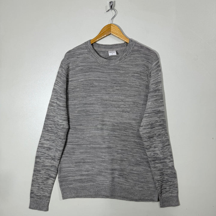 BRILLIANT BASIC KNITWEAR COTTON SWEATER