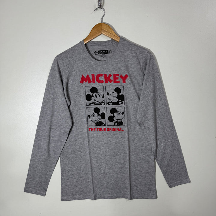 MICKEY LONG SLEEVES COTTON TSHIRT