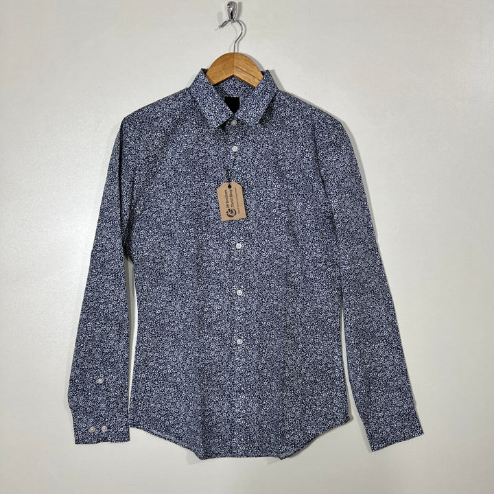 H&M PRINTED CASUAL COTTON SHIRT