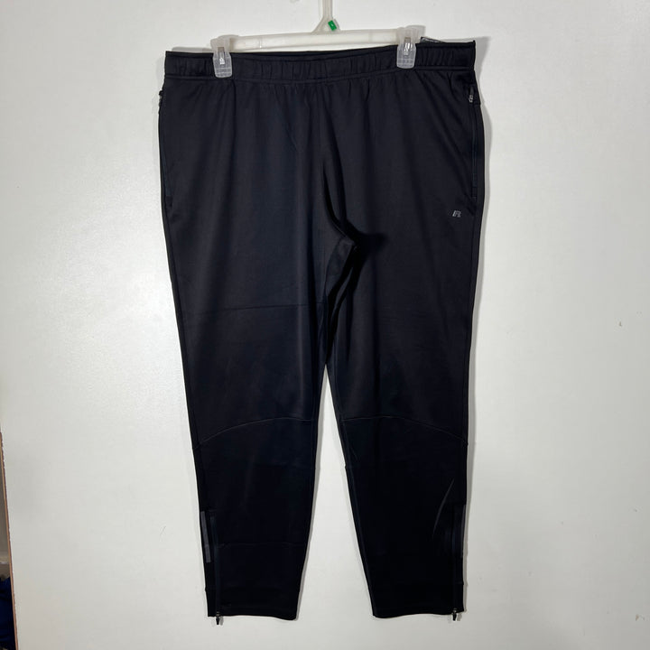 RUSSELL SPORT TROUSER SIDE ZIP POCKETS BLACK COLOUR