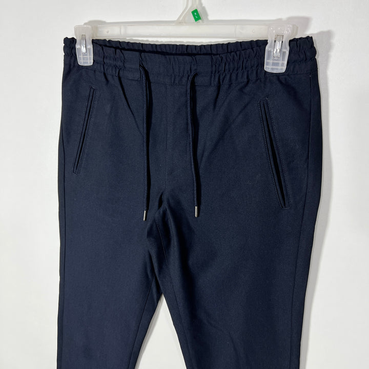 TED BAKER LONDON COTTON TROUSER WITH STRETCH DARK GREY