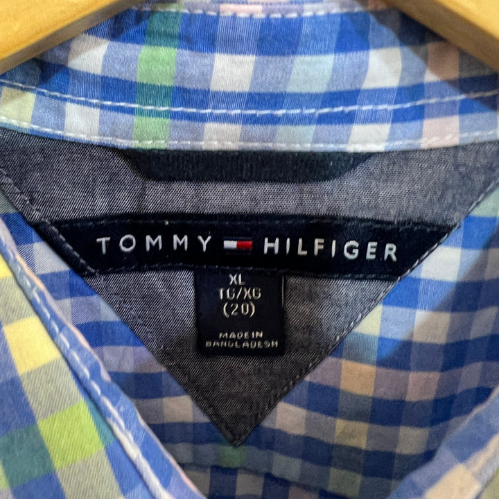 TOMMY HILFIGER HALF SLEEVES CASUAL COTTON SHIRT