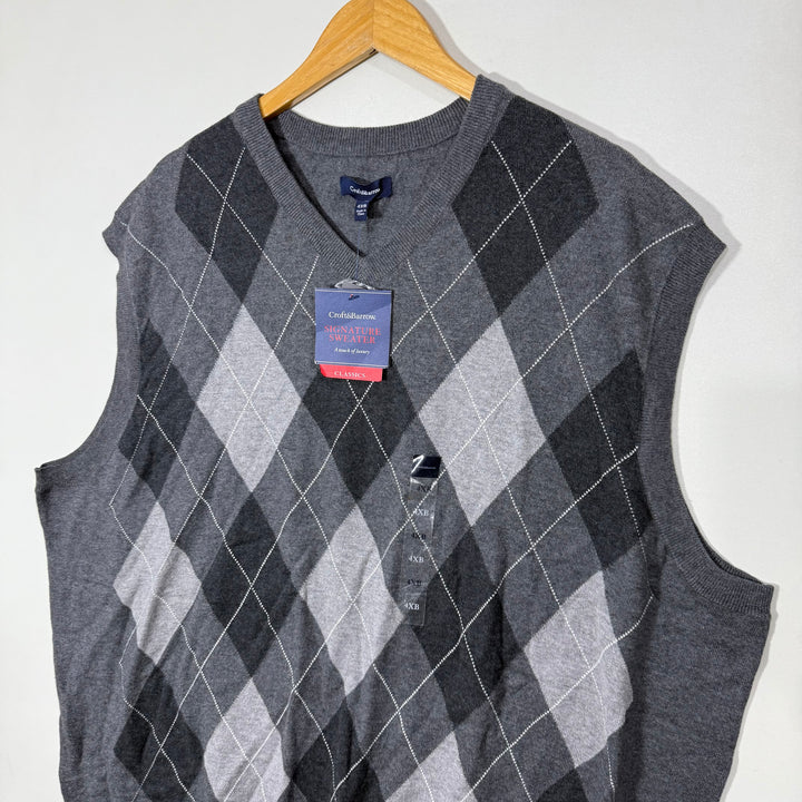 CROFT & BARROW SLEEVES LESS COTTON SWEATER BRAND NEW