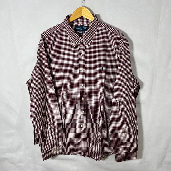 RALPH LAUREN POLO BUTTON DOWN OXFORD COTTON SHIRT