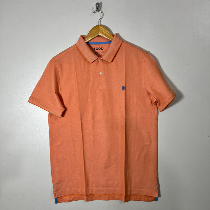 IZOD ADVANTAGE COTTON POLO TSHIRT WITH STRETCH