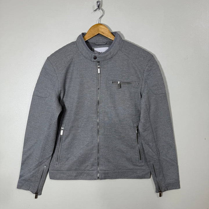 ZARA BOMBER JACKET GREY COLOUR