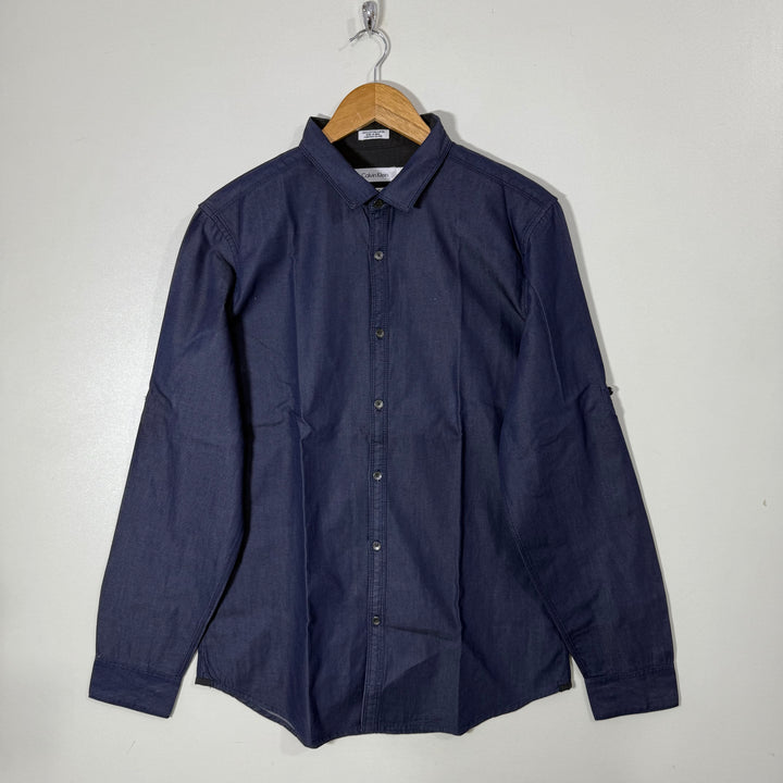 CALVIN KLEIN BODY FIT COTTON SHIRT