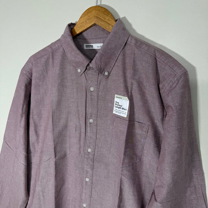 SONOMA BUTTON DOWN OXFORD COTTON SHIRT BRAND NEW