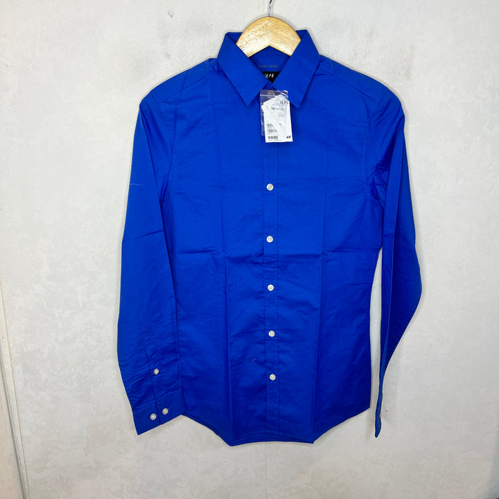 H&M EASY IRON SLIM FIT FORMAL COTTON SHIRT BRAND NEW