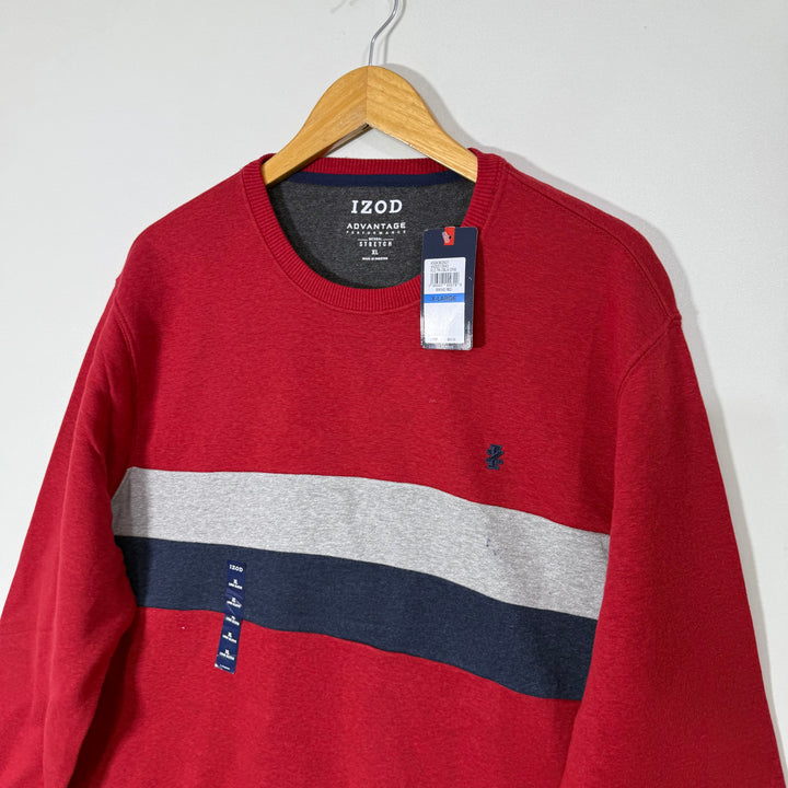 IZOD SWEATSHIRT BRAND NEW INNNER FLEECE WITH NATURAL STRETCH