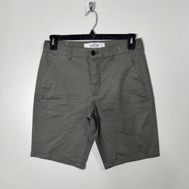 TOPMAN SLIM FIT COTTON SHORT WITH STRETCH