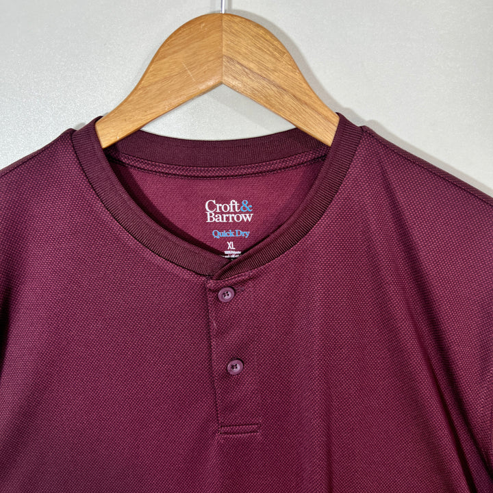 CROFT & BARROW BEN COLLAR SPORTS TSHIRT