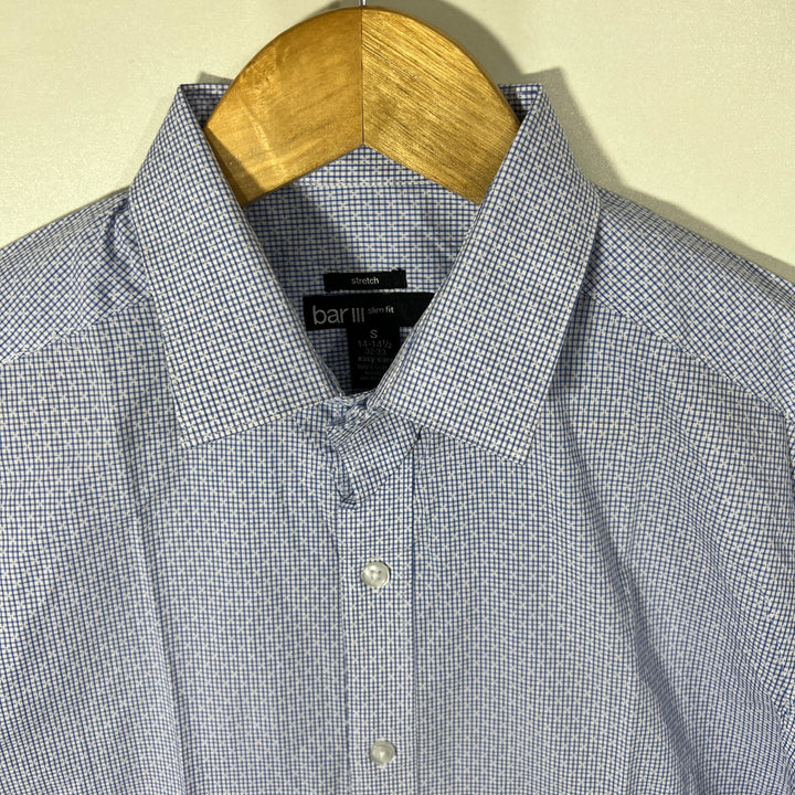 BAR III SLIM FIT SEMI FORMAL SHIRT WITH STRETCH