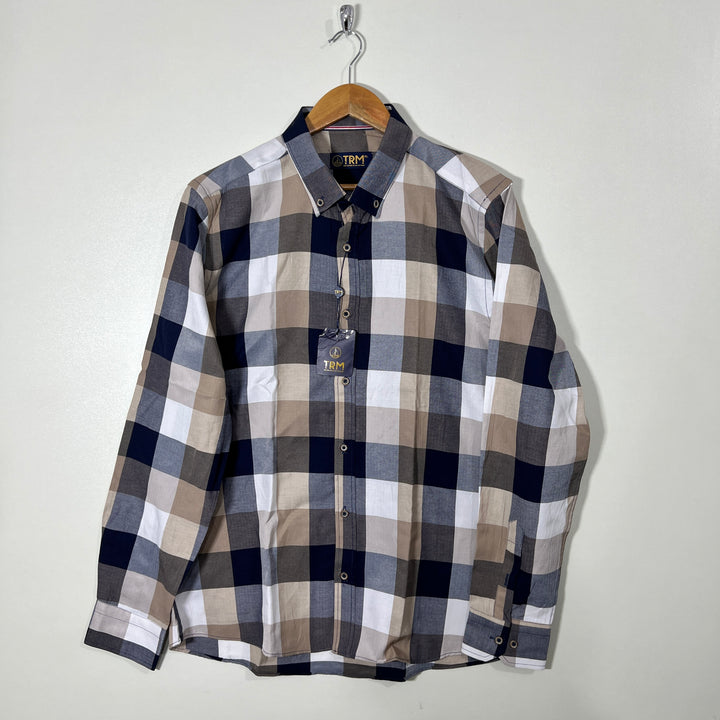 TRM BUTTON DOWN CASUAL COTTON SHIRT BRAND NEW