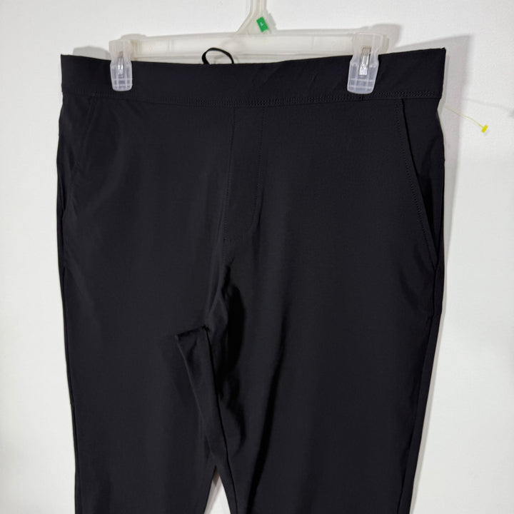 MEMBERS MARK HYBRID PARACHUTE TRAVEL JOGGER TROUSER BLACK COLOUR WITH STRETCH