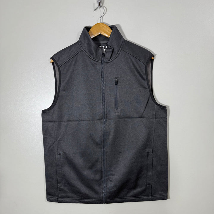 IZOD ADVANTAGE PERFORMANCE SLEEVES LESS FLEECE JACKET WITH STRETCH