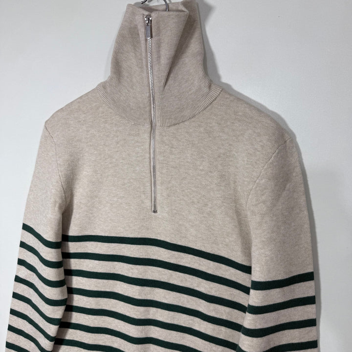 KIABI HALF ZIP ACRYLIC SWEATER PULLOVER