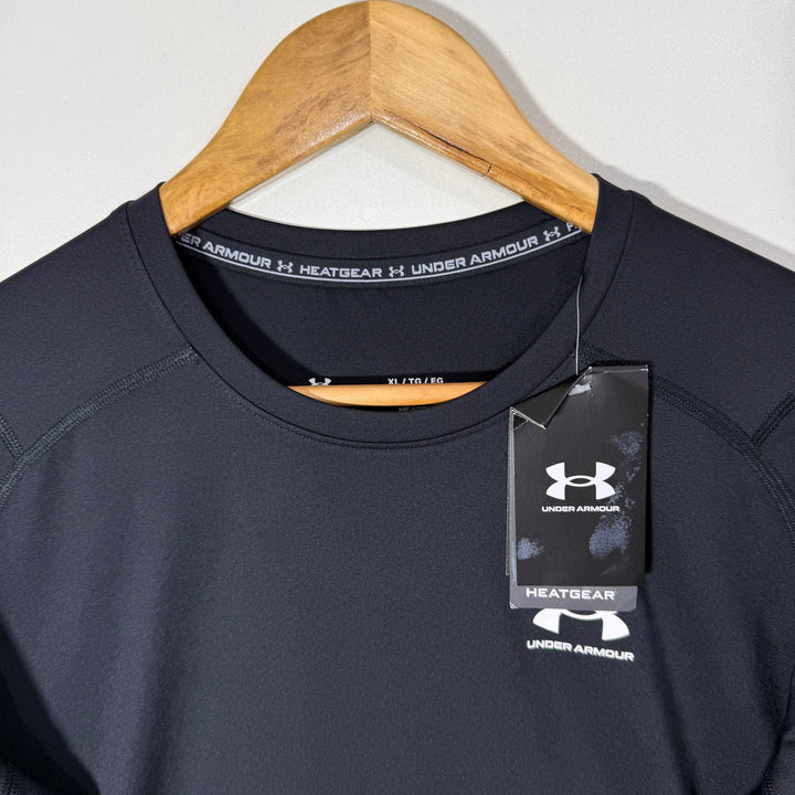 UNDER ARMOUR HEATGEAR LONG SLEEVES SPORT COMPRESSION TSHIRT BRAND NEW BLACK COLOUR