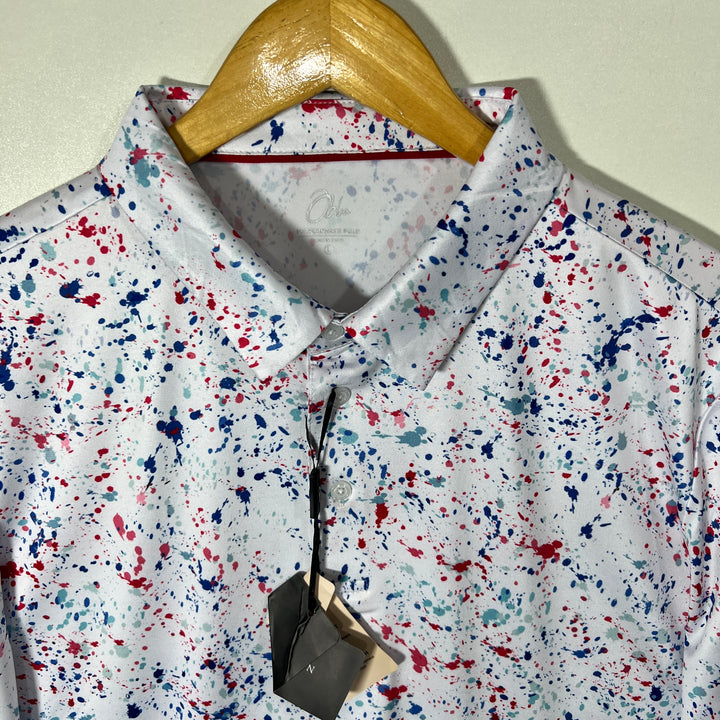 OBLA PRINTED SPORT POLO TSHIRT BRAND NEW