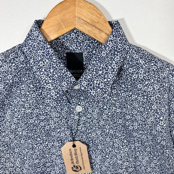H&M PRINTED CASUAL COTTON SHIRT