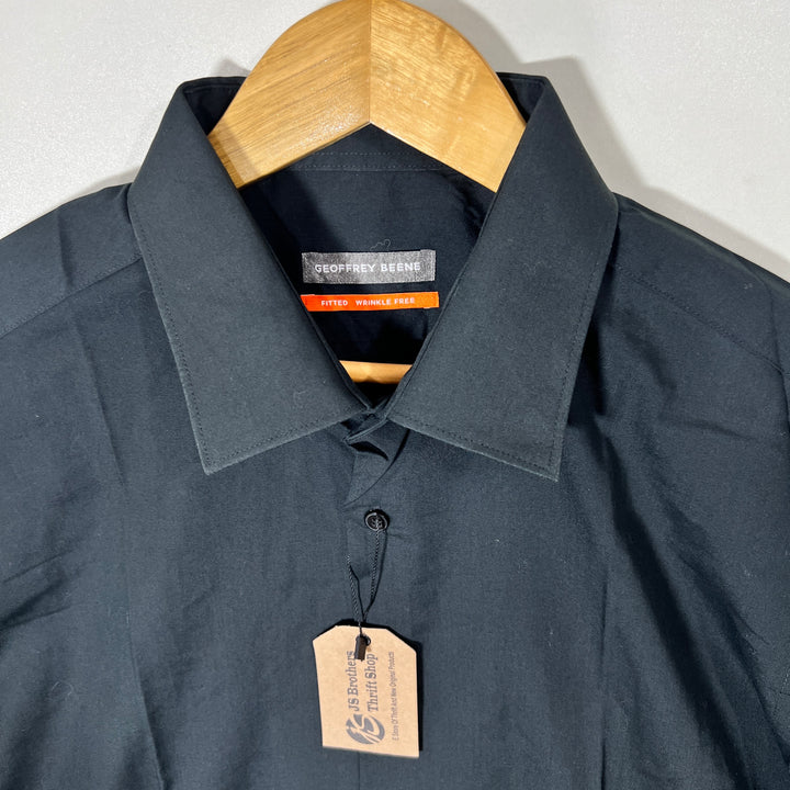 GEOFFREY BEENE WRINKLE FREE COTTON SHIRT WITH STRETCH