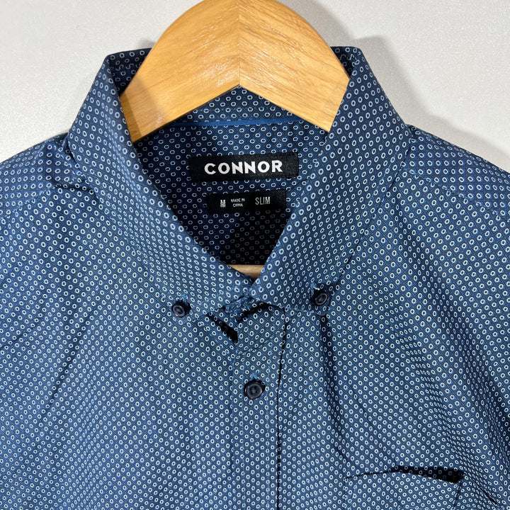 CONNOR SLIM FIT BUTTON DOWN CASUAL COTTON SHIRT BRAND NEW