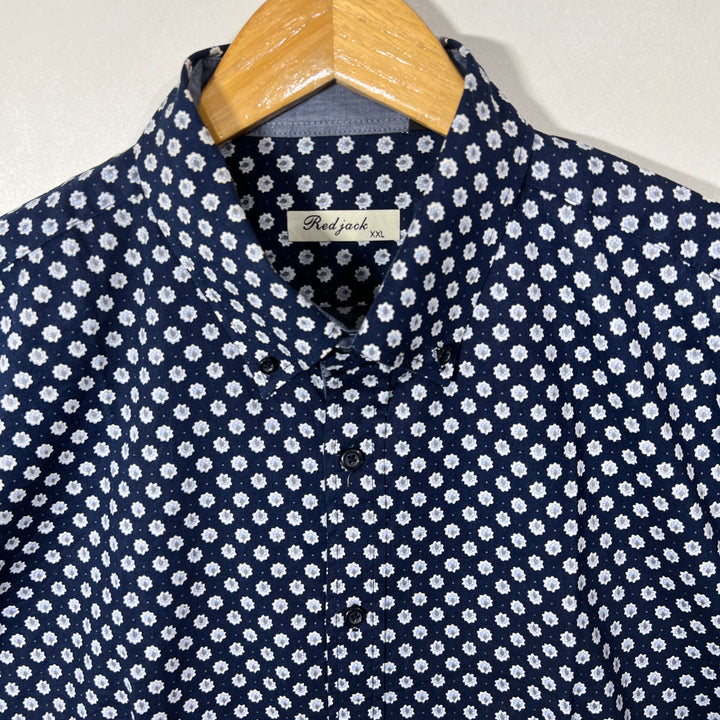 RED JACK BUTTON DOWN CASUAL COTTON SHIRT
