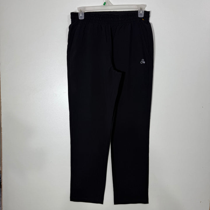 TEK GEAR STRAIGHT FIT HYBRID PARACHUTE SPORT TROUSER WITH STRETCH BLACK COLOUR