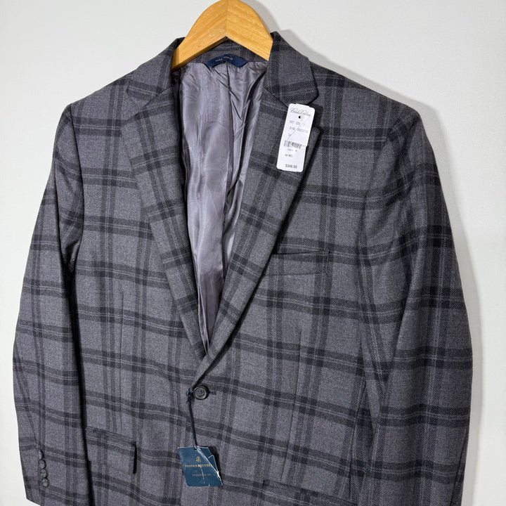 BROOKS BROTHER CHECKERED WOOL BLAZER BRAND NEW