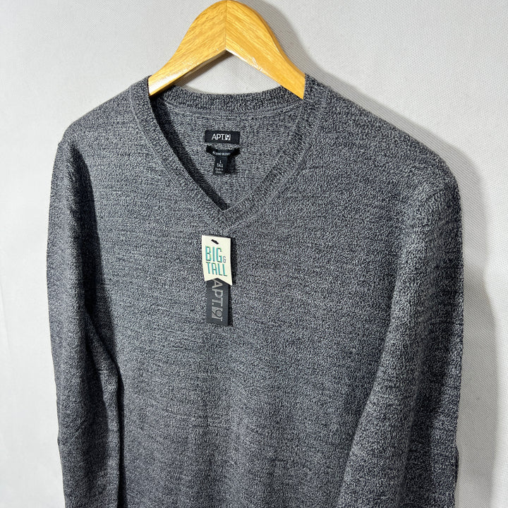 APT.9 V NECK MERINO WOOL SWEATER BRAND NEW