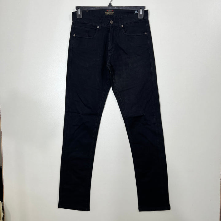 ZARA STRAIGHT FIT DENIM PANT WITH STRETCH