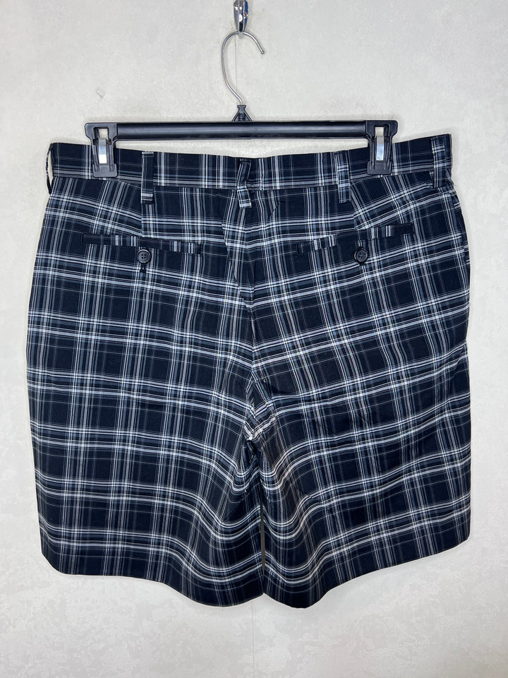 IZOD GOLF PERFORM X CHECKERED GOLF SHORT