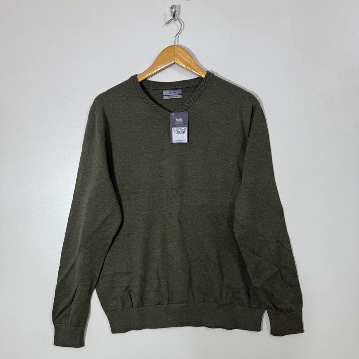 TU MAN V NECK COTTON SWEATER BRAND NEW