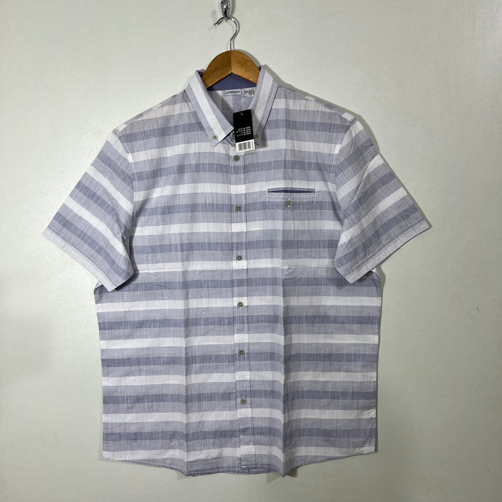LIVERGY BUTTON DOWN HALF SLEEVES SHIRT BRAND NEW
