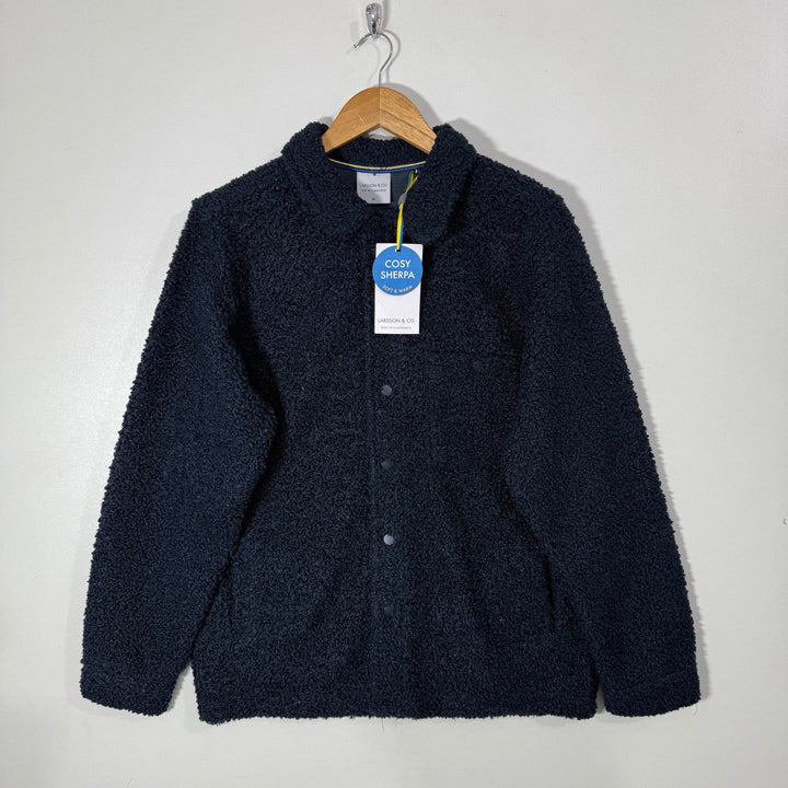 LARSON & CO COSY SHERPA SOFT & WARM JACKETS BRAND NEW BLUE COLOUR