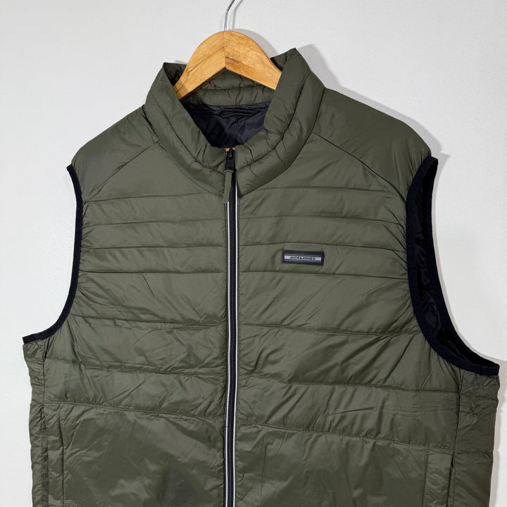 JACK JONES SLEEVES LESS PUFFER JACKET