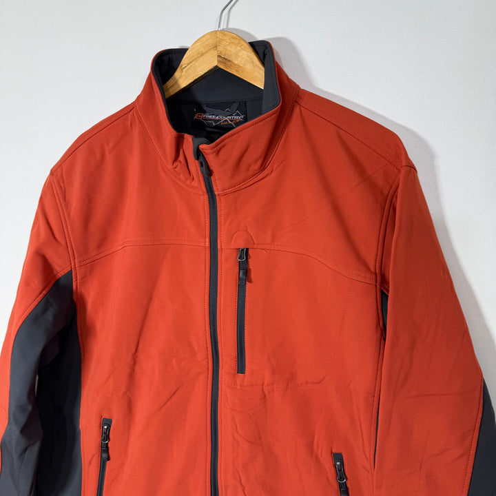 FREE COUNTRY SOFT SHELL WINDBREAKER JACKET INNER FLEECE