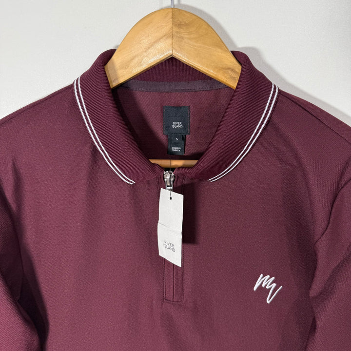 RIVER ISLAND LONG SLEEVES SPORT POLO TSHIRT BRAND NEW
