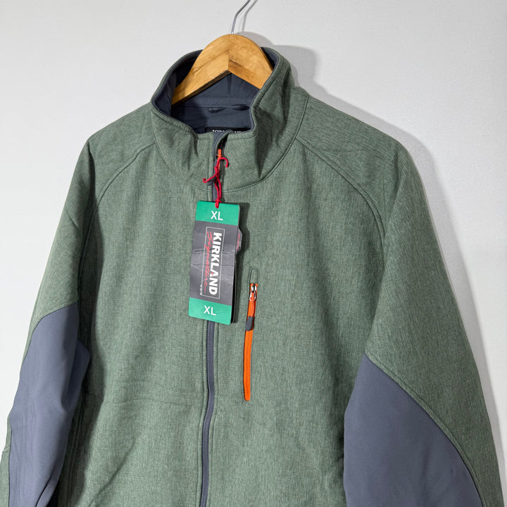 KIRKLAND SIGNATURE SOFT SHELL WINDBREAKER JACKET BRAND NEW INNER FLEECE