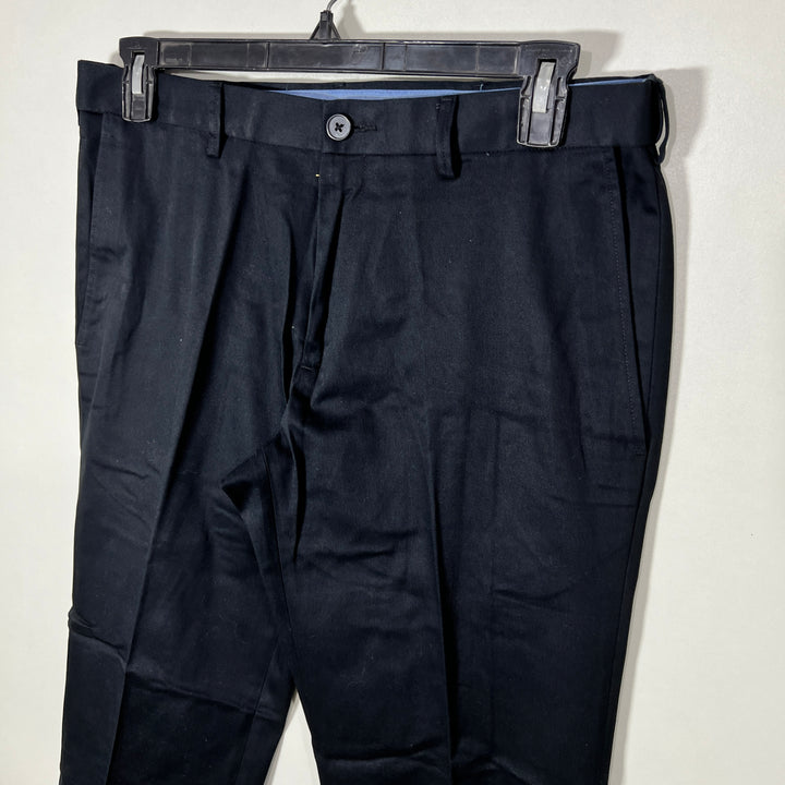 HAGGAR STRAIGHT FIT COTTON CHINO PANT