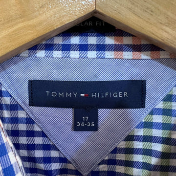 TOMMY HILFIGER REGULAR FIT CHECKERED COTTON CASUAL SHIRT - JS BROTHERS 