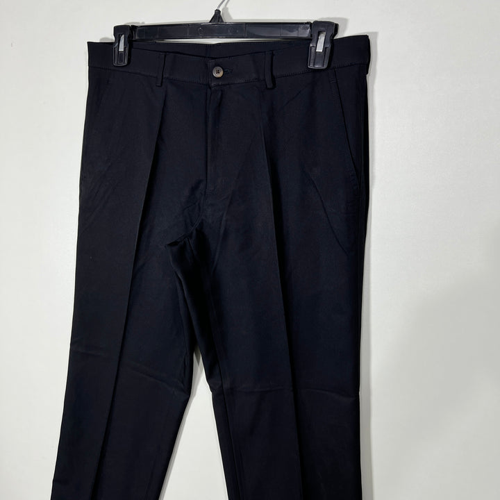 HAGGAR STRAIGHT FIT PERFORMANCE PANT WITH STRETCH