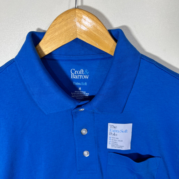 CROFT & BARROW EXTRA SOFT COTTON POLO TSHIRT BRAND NEW